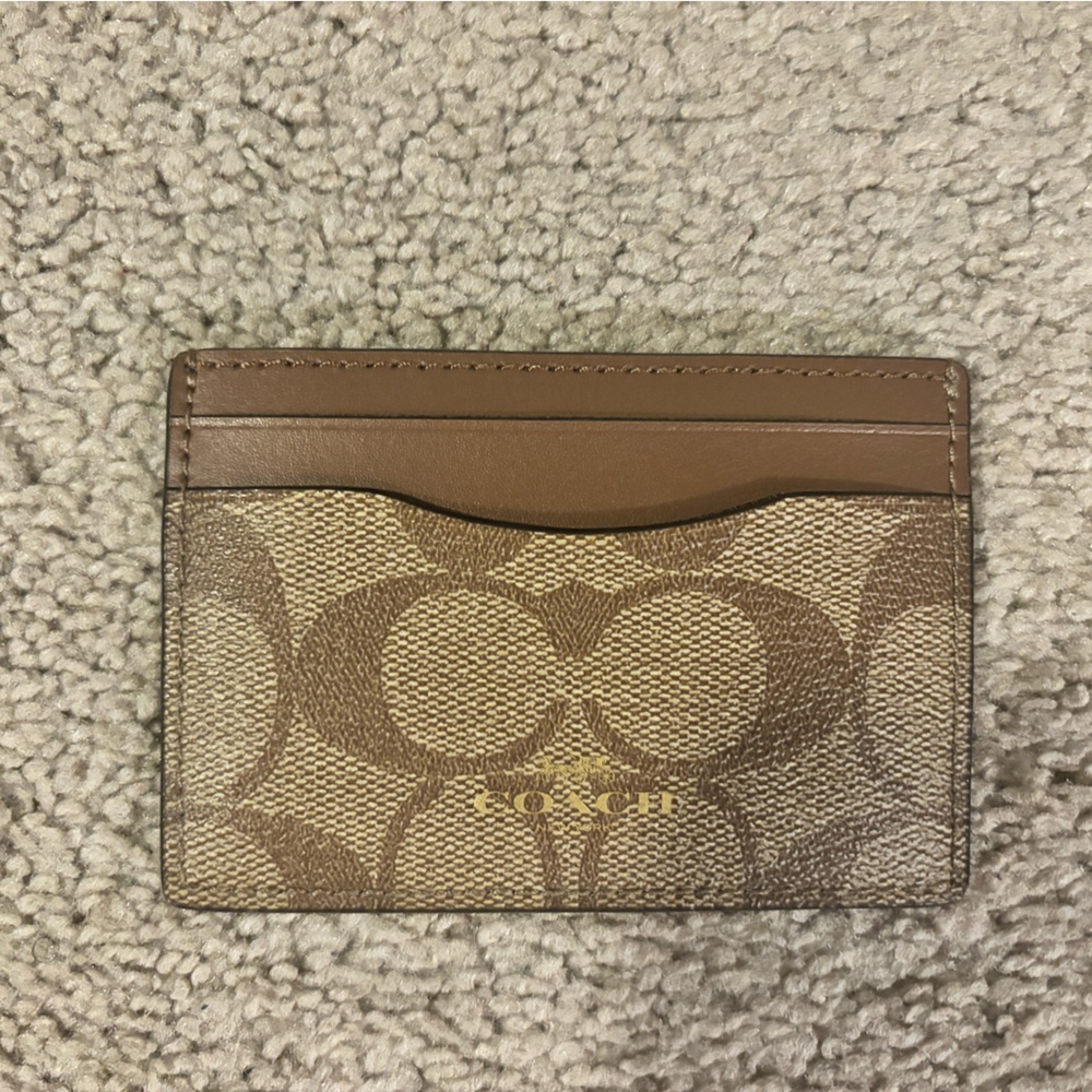 Coach card holder